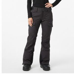 Burton Dryride Snowboard Pants Bootcut Flare Cargo Womens Size Large